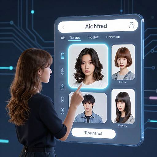 AI-Powered Virtual Hairstyle Platform