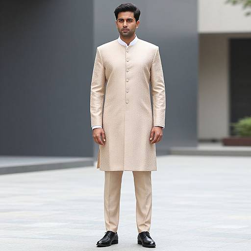 Modern Corporate Sherwani Style