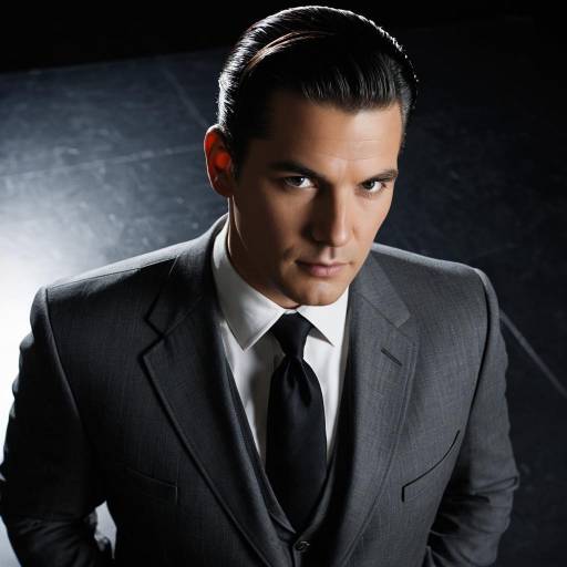Male Detective in Dark Grey Suit