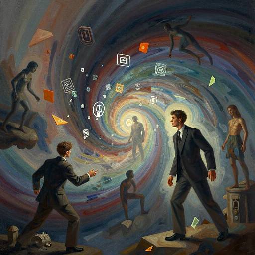 Surreal Abstract Concept Art Scene