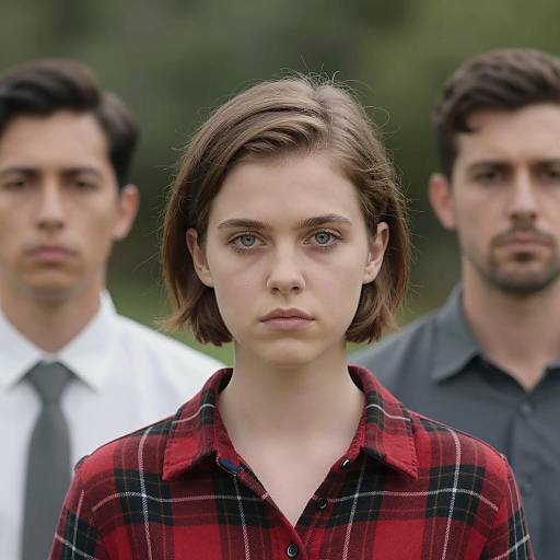 Portrait of Three Distinct Individuals