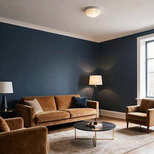 Chic Minimalist Urban Living Room