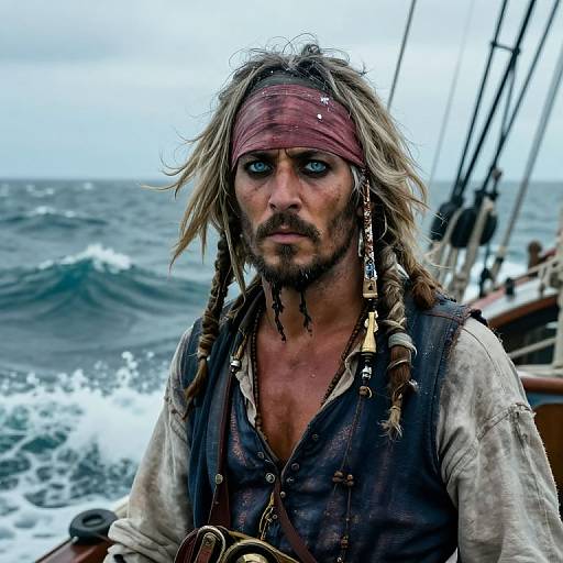 Weathered Sea Captain Portrait