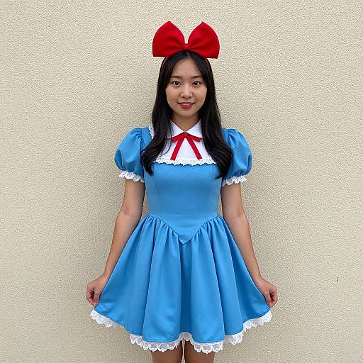 Woman in Toadette Costume