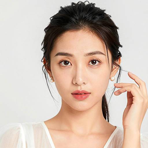 Elegant Portrait of an Asian Woman