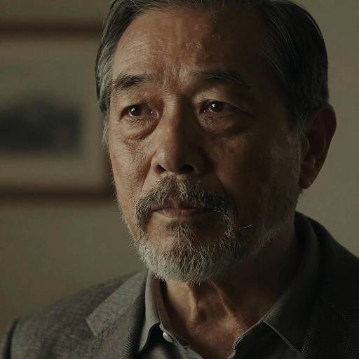 Close-Up of Bearded Old Man