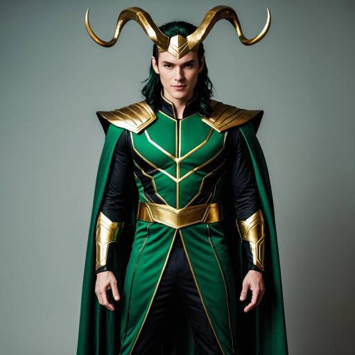 Elegant Loki Cosplay Costume Idea