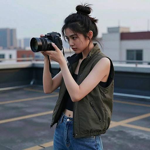 Fashion Editorial Female Photographer Look