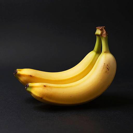 Photorealistic Glowing Banana Still Life