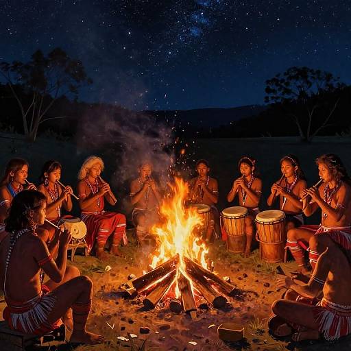 Mising Tribe Bonfire Celebration