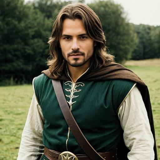 Realistic Aragorn-Inspired Male Portrait