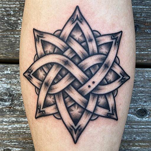 Intricate Norse Knot Viking Tattoo