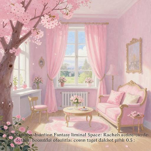 Kawaii Fantasy in Rachel Ruysch Style