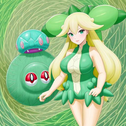 Illustration of Alolan exeggutor, pokemon in the style of Aki99