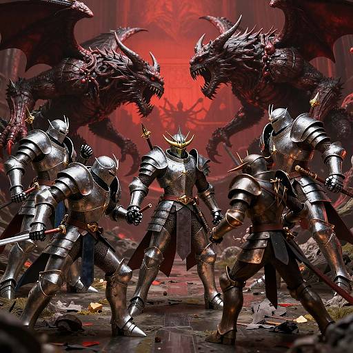 Epic Castlevania Battle Artwork