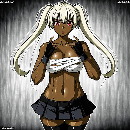 Illustration of Musashi kai (kancolle), kantai collection in the style of Maruma (maruma gic)