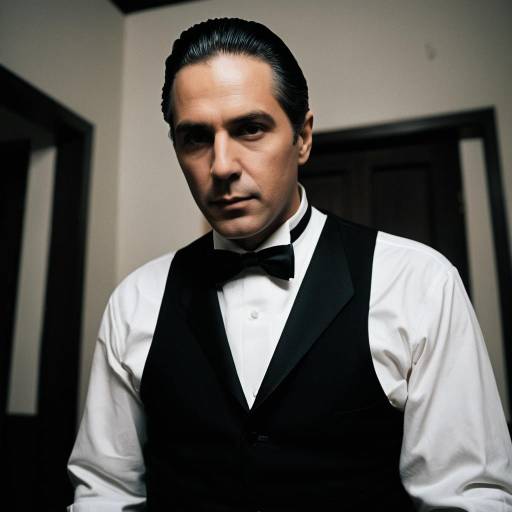 Michael Corleone Cosplay in Classic Mafia Style