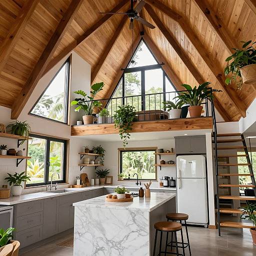 Modern A-Frame Home Interior Design