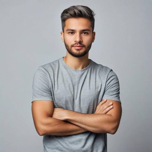 Confident young man with arms crossed