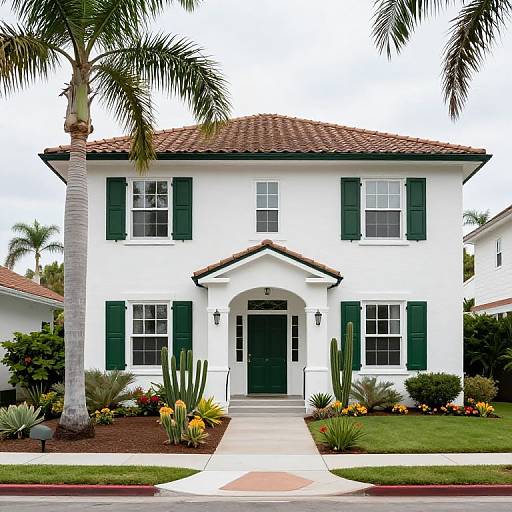 Cajun-Palm Springs Home with Garden