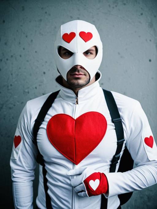 Heart-Shaped Love Costume Cosplay Portrait