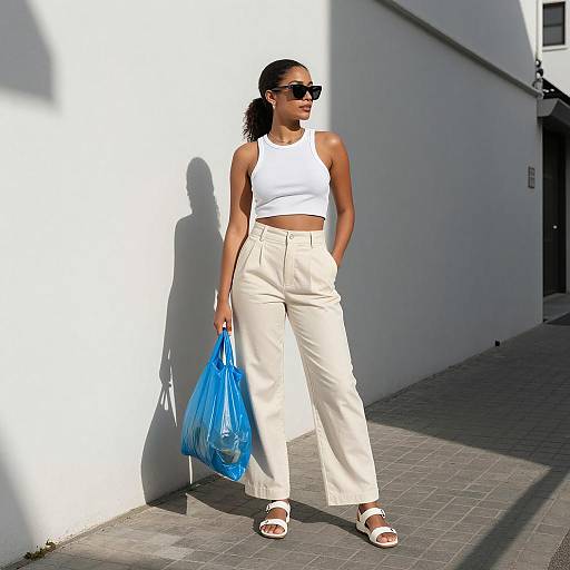 Urban Alleyway Fashion Scene