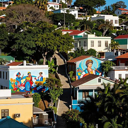 Colorful Stairways of Valparaiso
