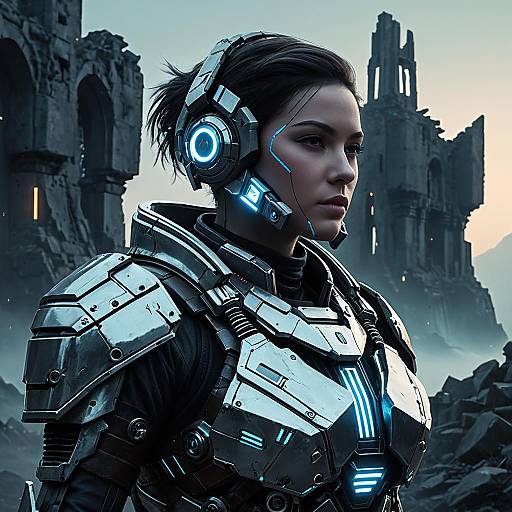 Cyborg Scout in Technomancer Ruins