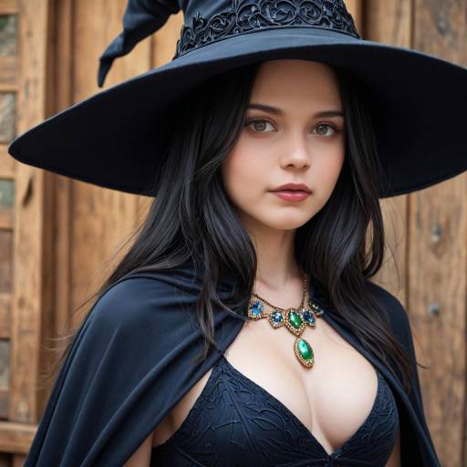 Mysterious Witch in Elegant Armor Mysterious Witch in Elegant Armor