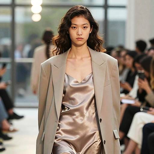 Effortless Waves Runway Editorial Look