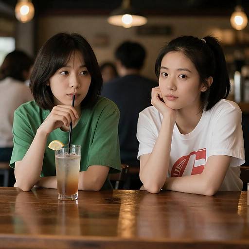 Relaxed Evening at the Bar