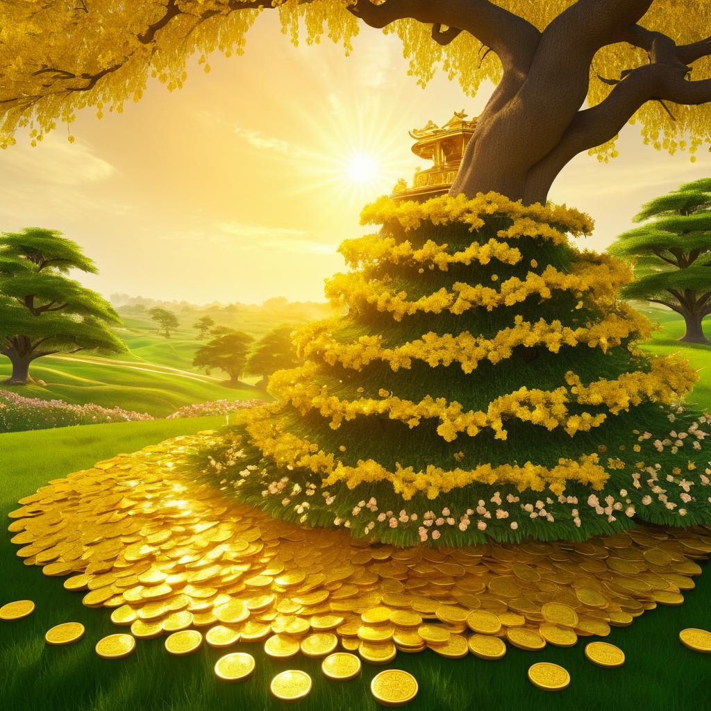 Wealthy Merchant's Prosperous Fortune Tree