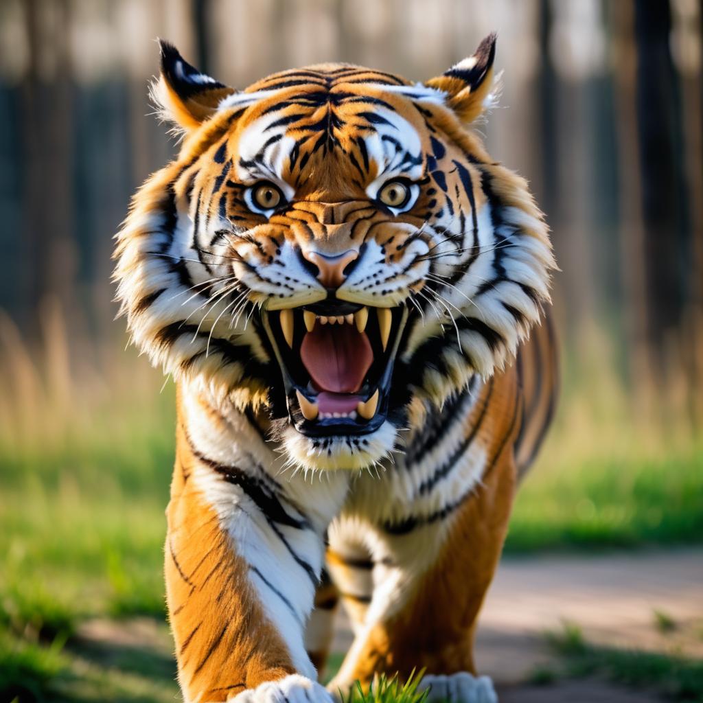 Ferocious Tiger Portrait in Stunning Detail