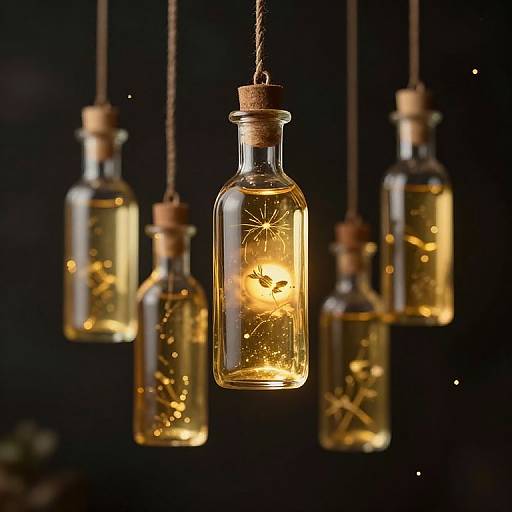 Celestial Apothecary with Liquid Gold