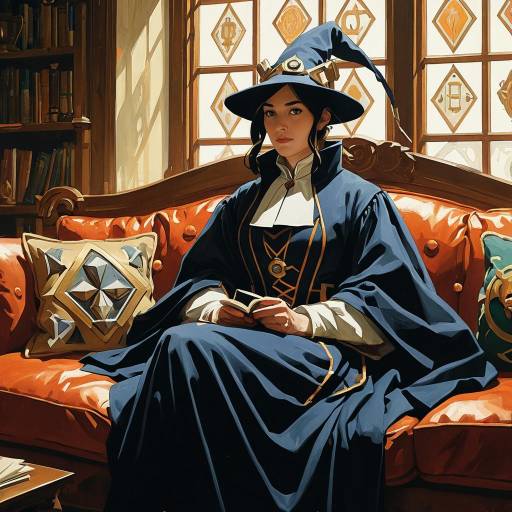 Mysterious Alchemist: Fantasy Portrait Illustration