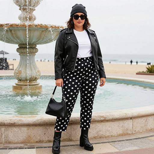 Lanky Woman Beachside in Shueisha Style