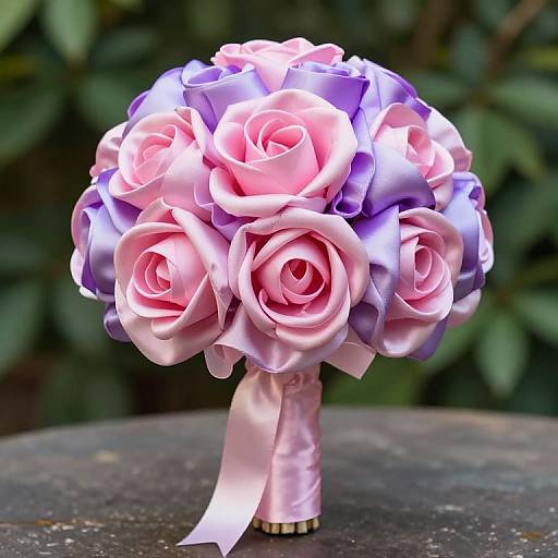 Country Style Silk Ribbon Bouquet