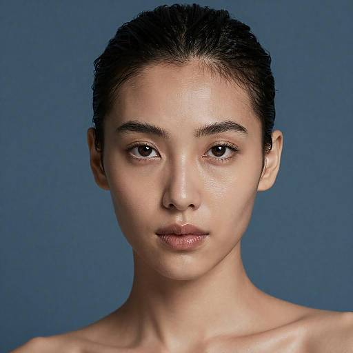 Close-Up Portrait of a Woman