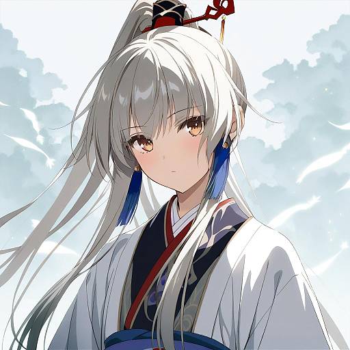 Illustration of Archer (fate/samurai remnant), fate/samurai remnant in the style of Kobuichi