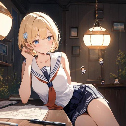 Vintage Admiral Kancolle Cowboy Shot