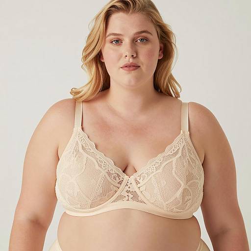 Elegant Portrait of a Plus-Sized Woman