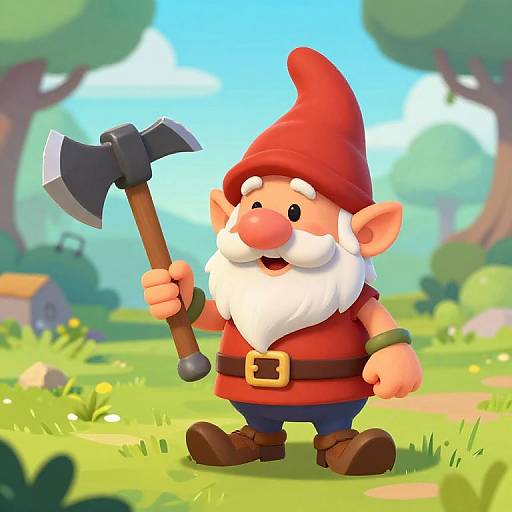 Casual Gnome Game Character Design