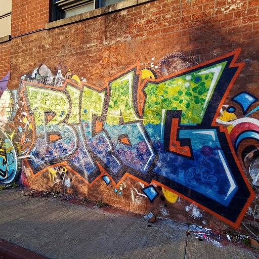 Caribbean Style Urban Graffiti Art