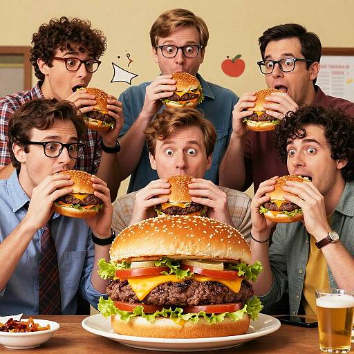 The Office Crew's Giant Burger Bash