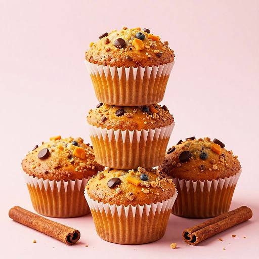 Hyper-Realistic Pumpkin Spice Muffins