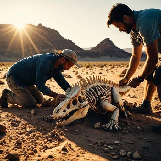 Dinosaur Discovery in Desert: A Cinematic Journey