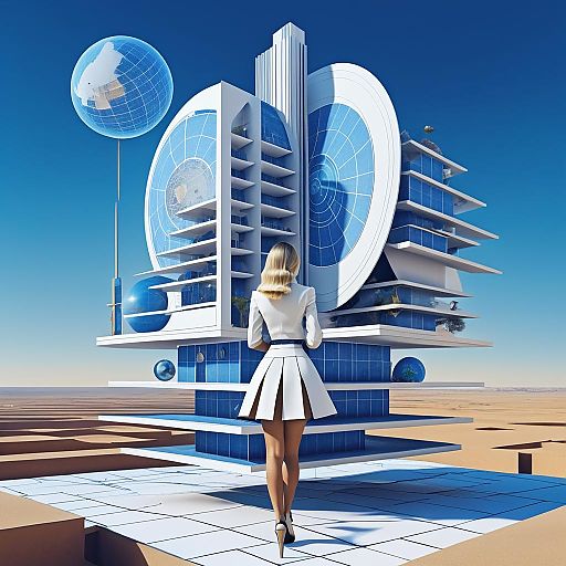 Surreal Sci-Fi Utopia and Mathematical Art Surreal Sci-Fi Utopia and Mathematical Art