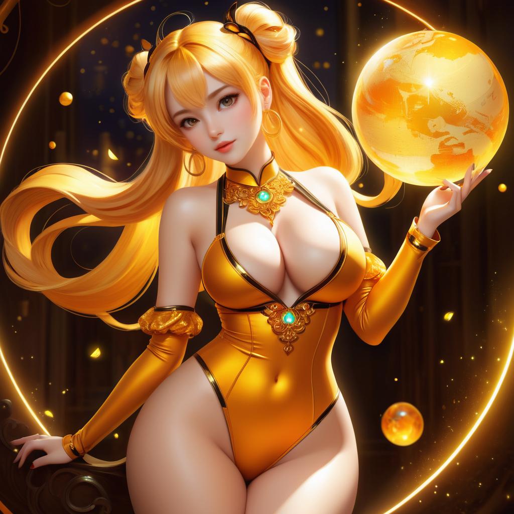 Enchanting Curvy Fantasy Character Design