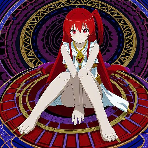 Illustration of Morgiana, magi the labyrinth of magic in the style of Jiru (jirufun)