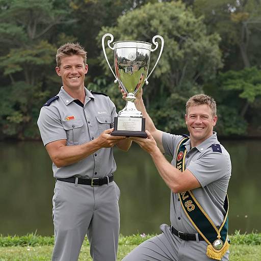 Celebrating Victory in Nature's Embrace